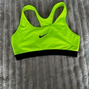 Nike Neon Yellow Sports Bra